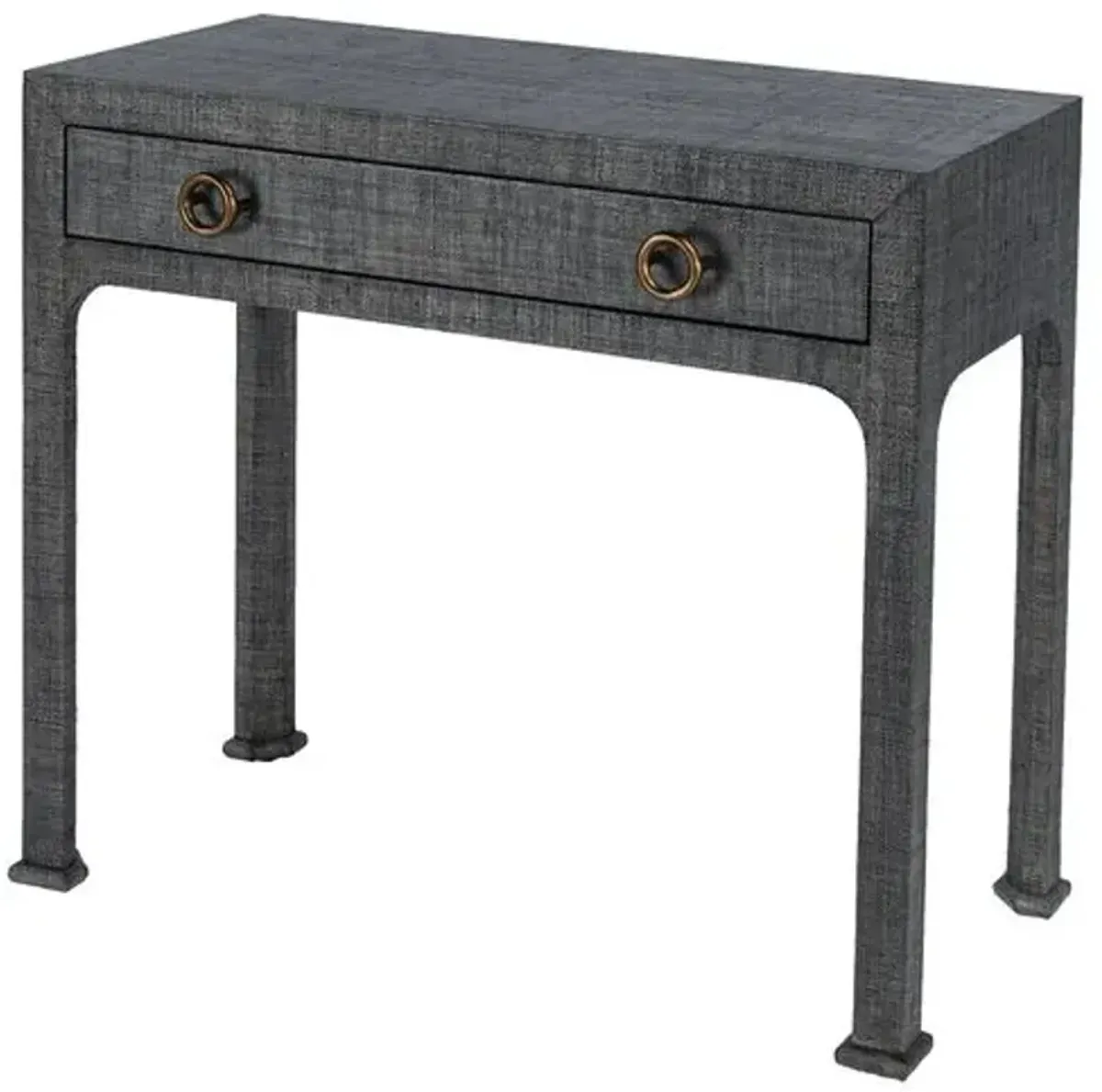 Kos Raffia Console - Gray