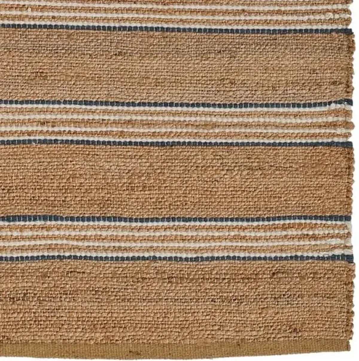 Chestnut Stripe Rug - Blue - Erin Gates - Brown - Brown