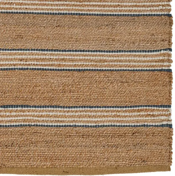 Chestnut Stripe Rug, Blue