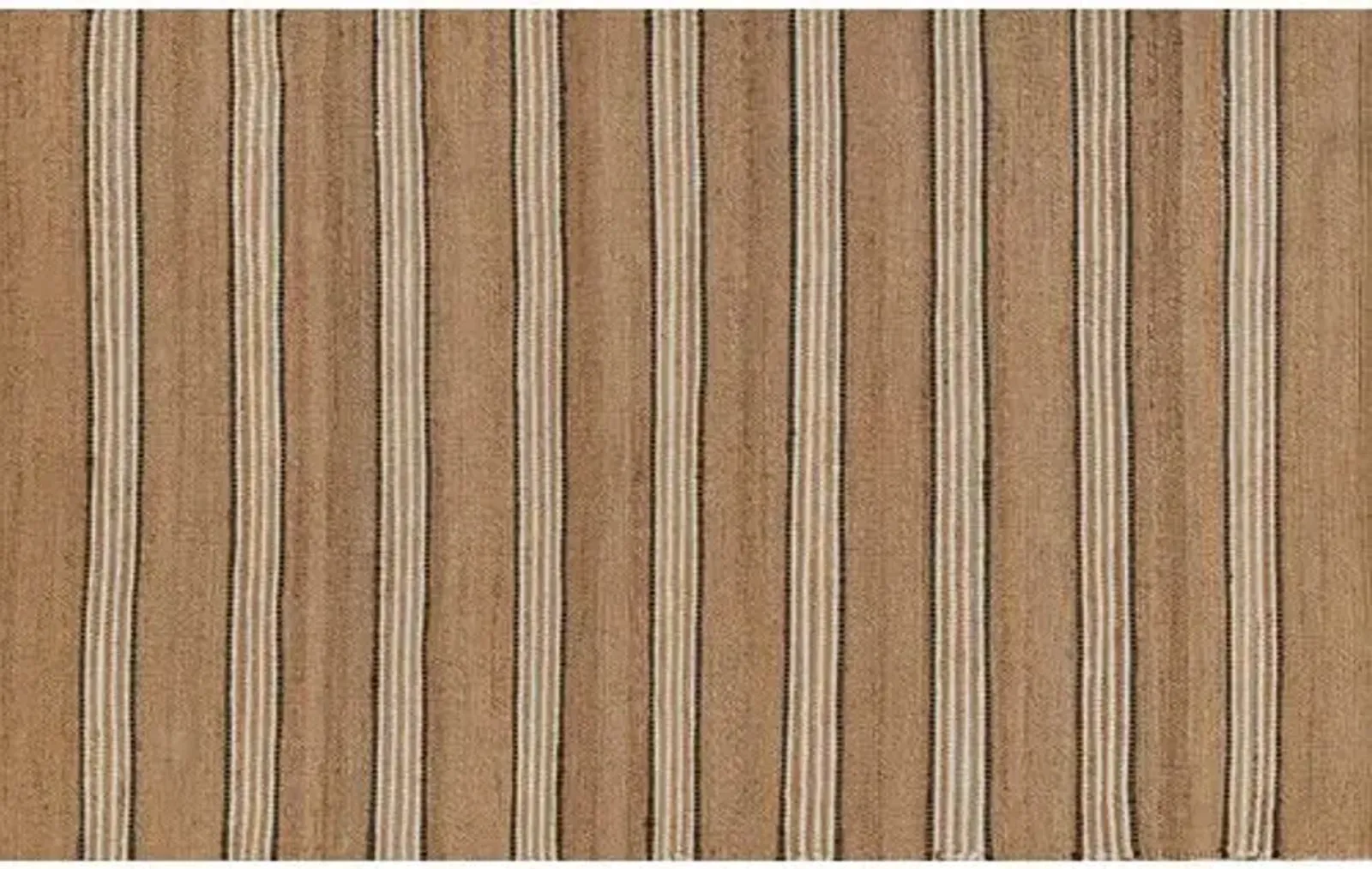 Chestnut Stripe Rug - Brown - Erin Gates - Brown