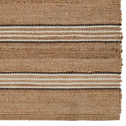 Chestnut Stripe Rug - Brown - Erin Gates - Brown