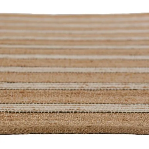 Chestnut Stripe Rug - Brown - Erin Gates - Brown