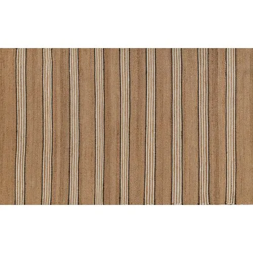 Chestnut Stripe Rug - Brown - Erin Gates - Brown