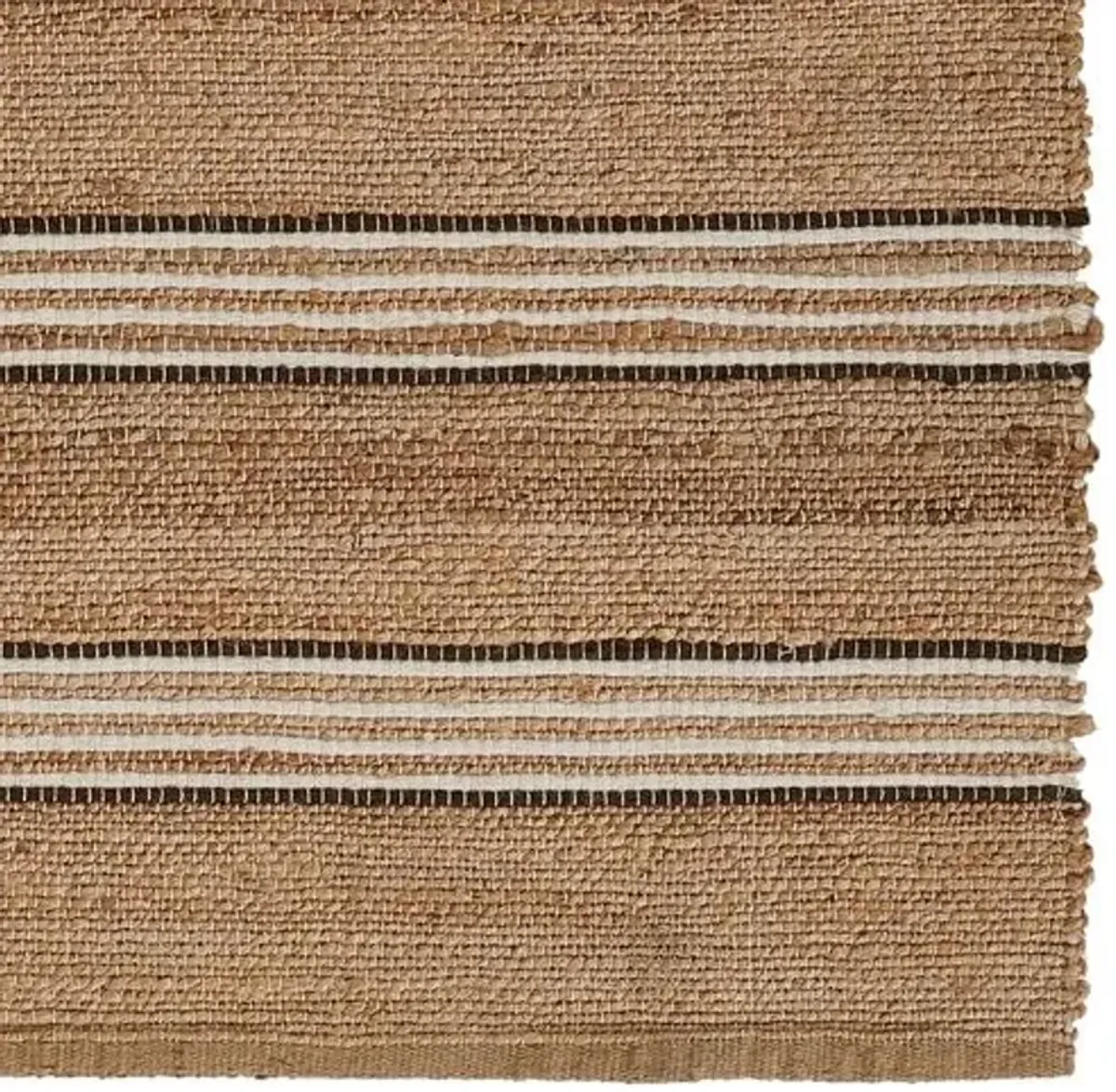 Chestnut Stripe Rug - Brown - Erin Gates - Brown