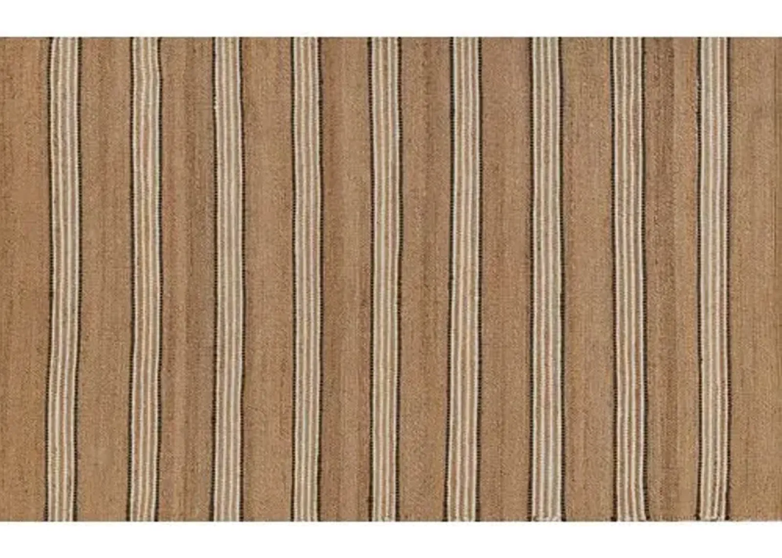 Chestnut Stripe Rug - Brown - Erin Gates - Brown