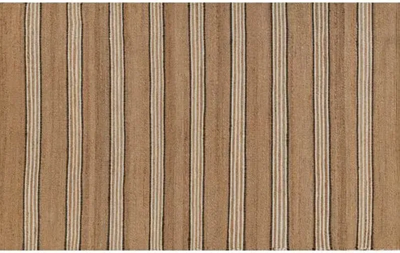 Chestnut Stripe Rug - Brown - Erin Gates - Brown