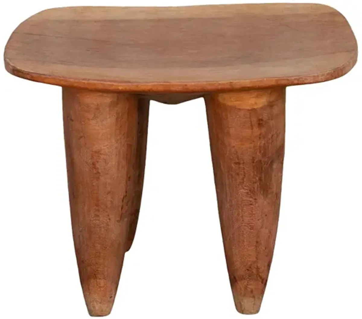 Large Rustic Ivory Coast Senufo Table - de-cor - brown