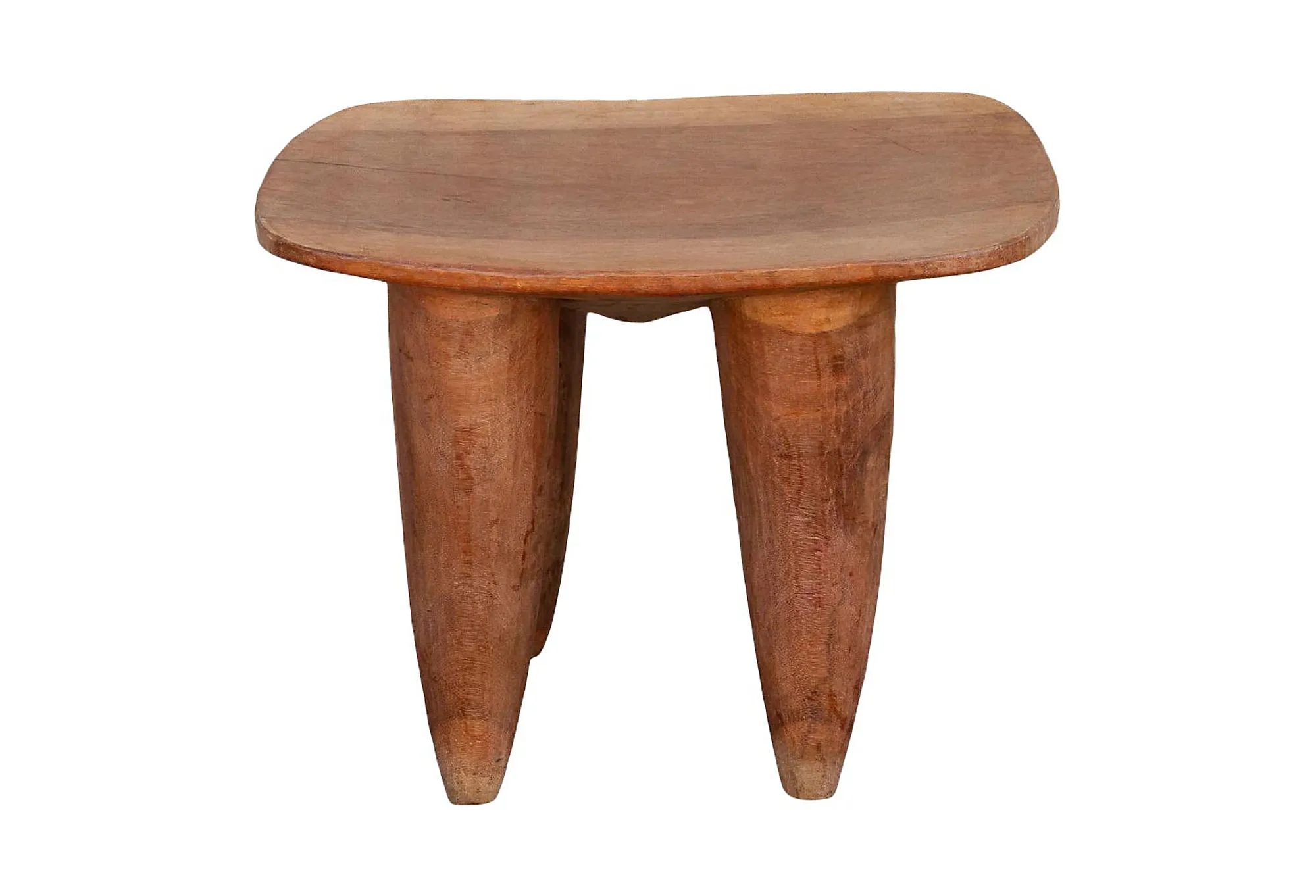 Large Rustic Ivory Coast Senufo Table - de-cor - brown