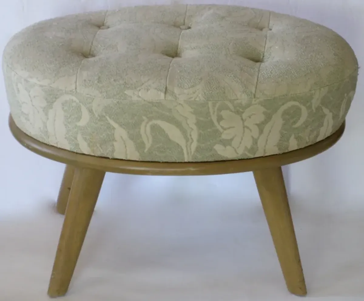 Heywood Wakefield Tufted Stool - 1949 - The Emporium Ltd. - Green