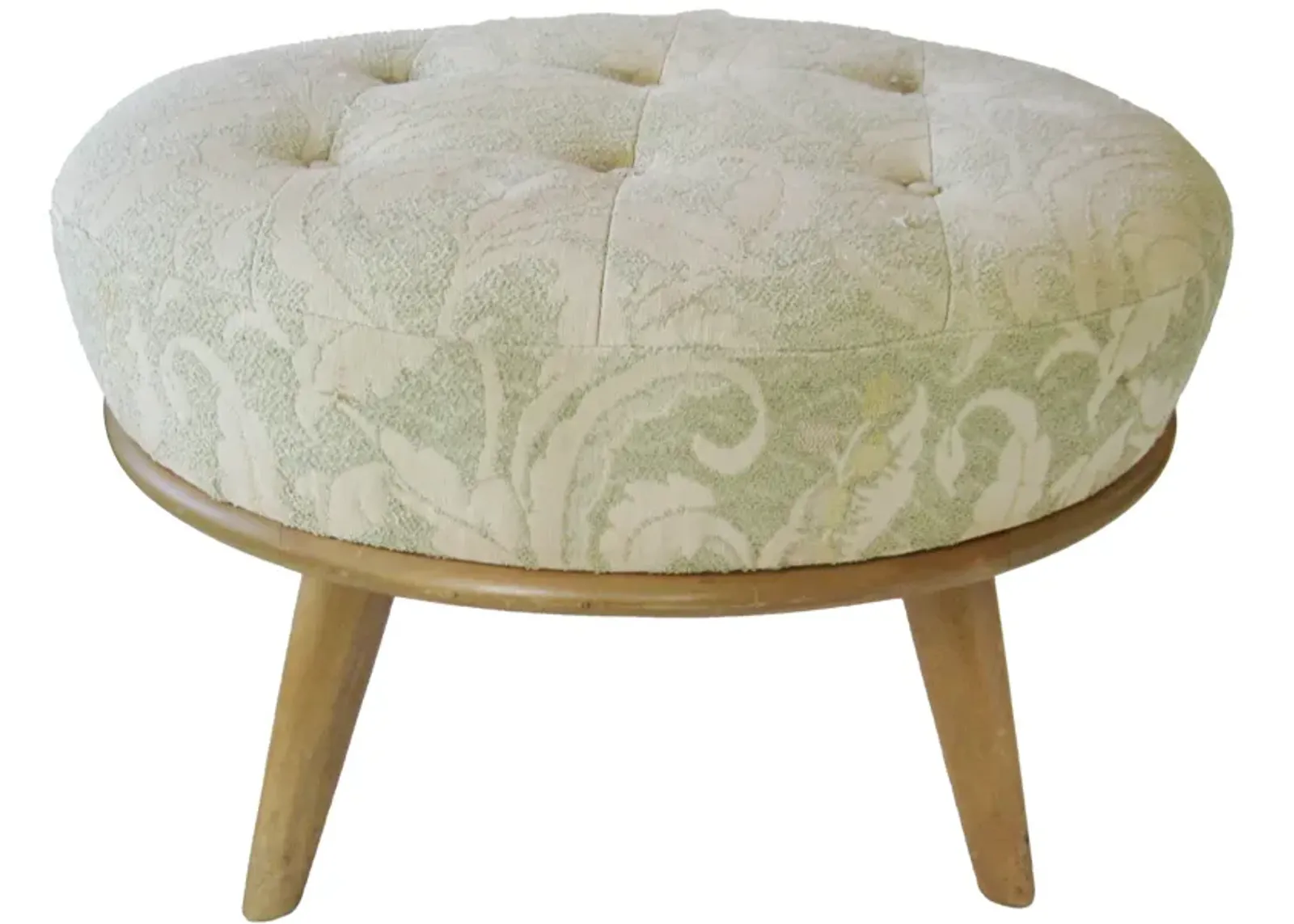 Heywood Wakefield Tufted Stool - 1949 - The Emporium Ltd. - Green