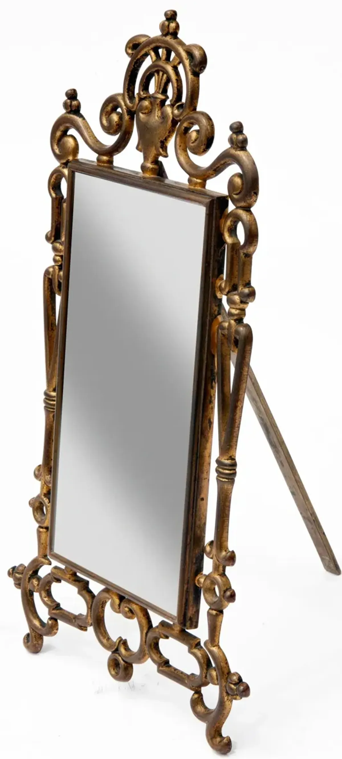 European Gilt Frame Easel Mirror - Fleur de Lex Antiques - Gold