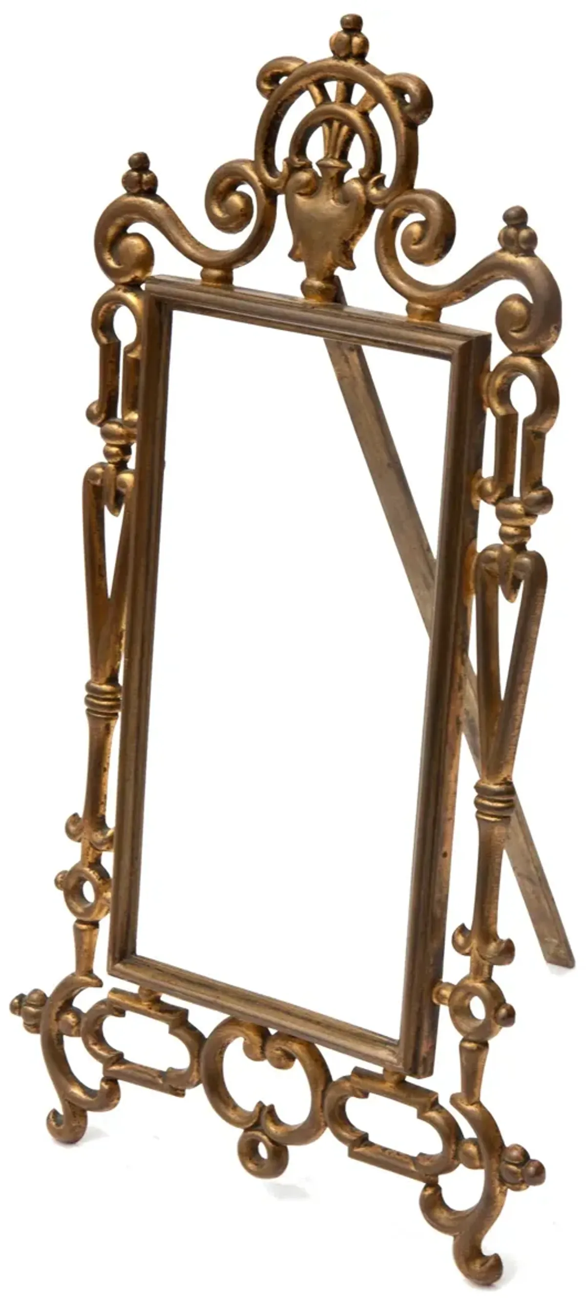 European Gilt Frame Easel Mirror - Fleur de Lex Antiques - Gold