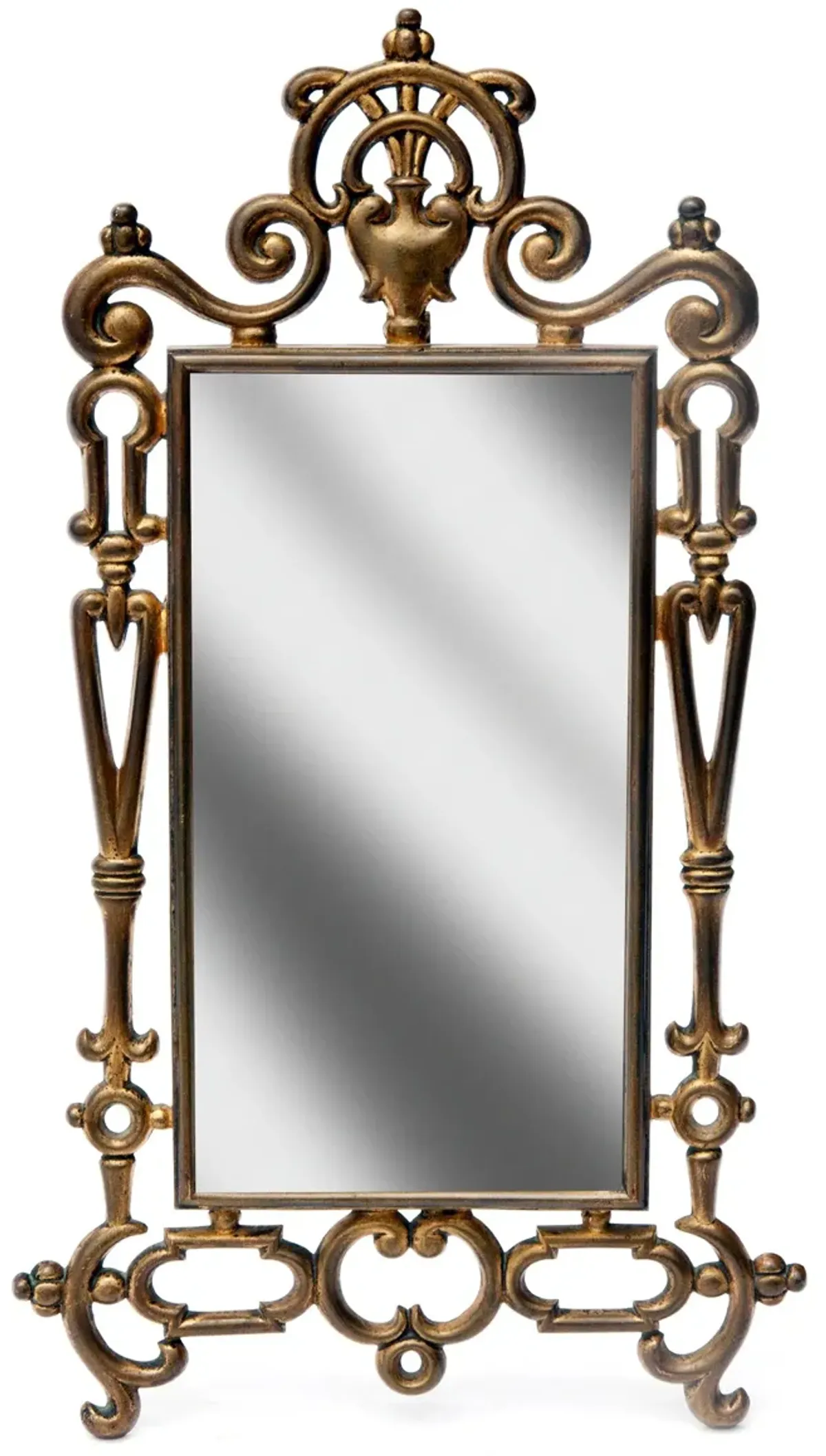 European Gilt Frame Easel Mirror - Fleur de Lex Antiques - Gold