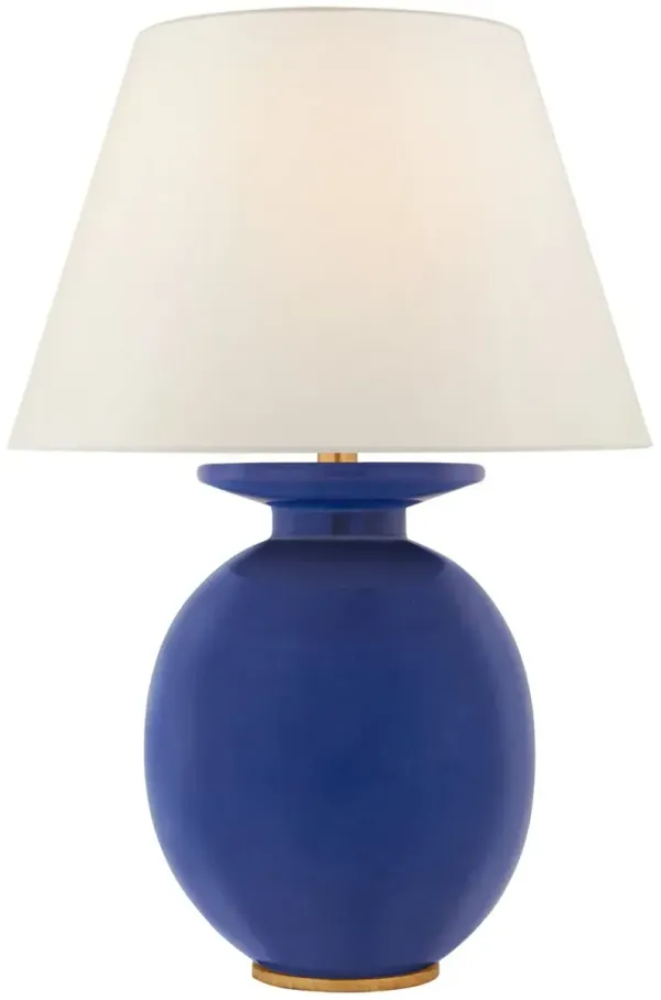 Hans Medium Table Lamp, Flowing Blue