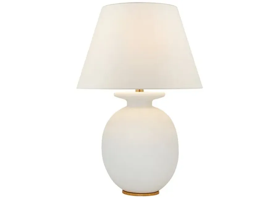 Visual Comfort - Hans Medium Table Lamp - Sandy White