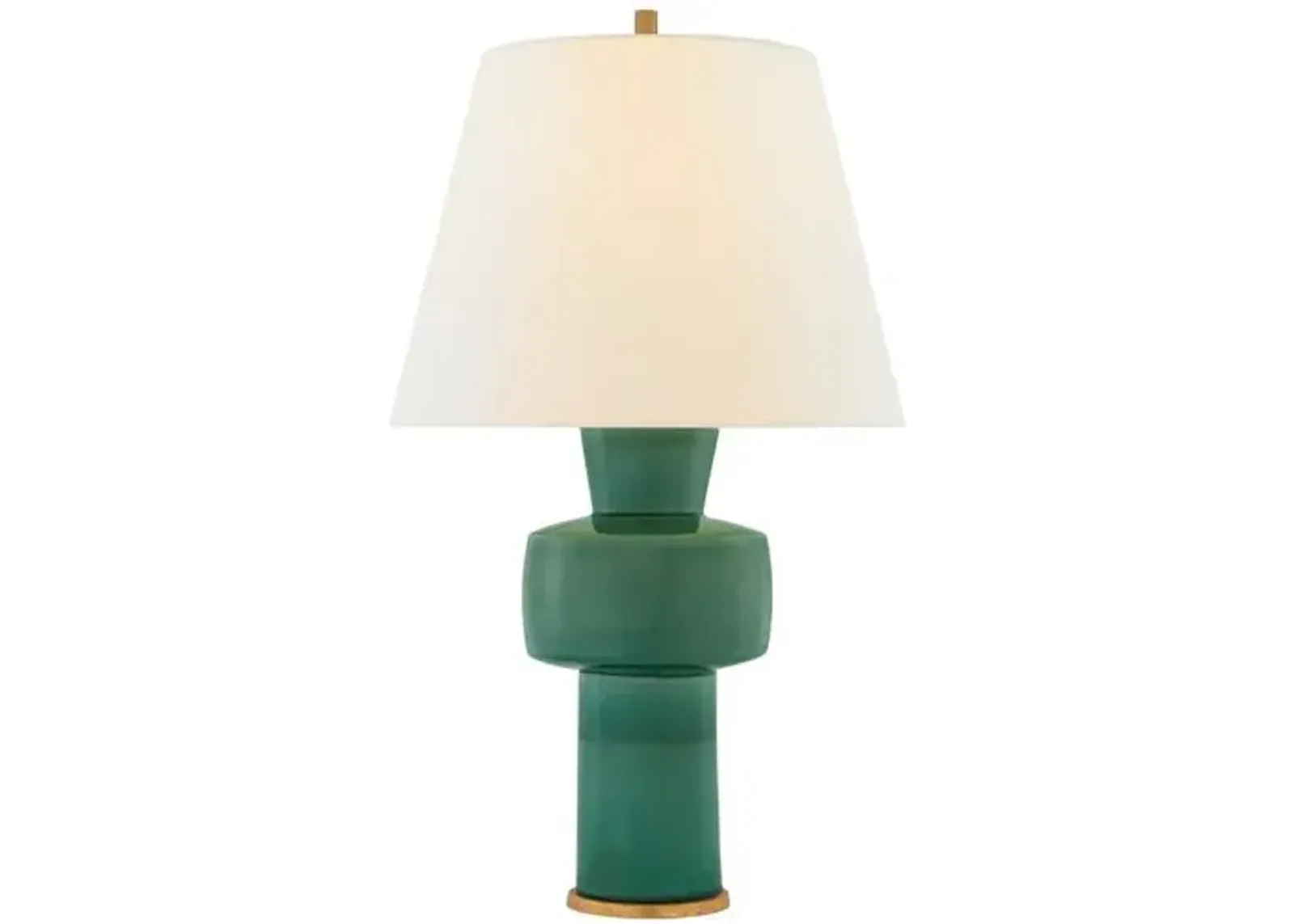 Visual Comfort - Eerdmans Medium Table Lamp - Green Crackle