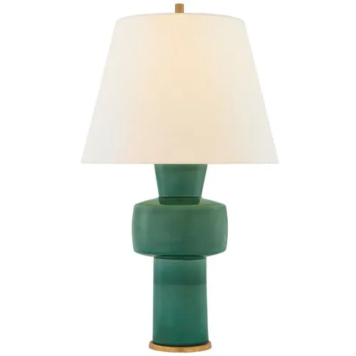 Visual Comfort - Eerdmans Medium Table Lamp - Green Crackle