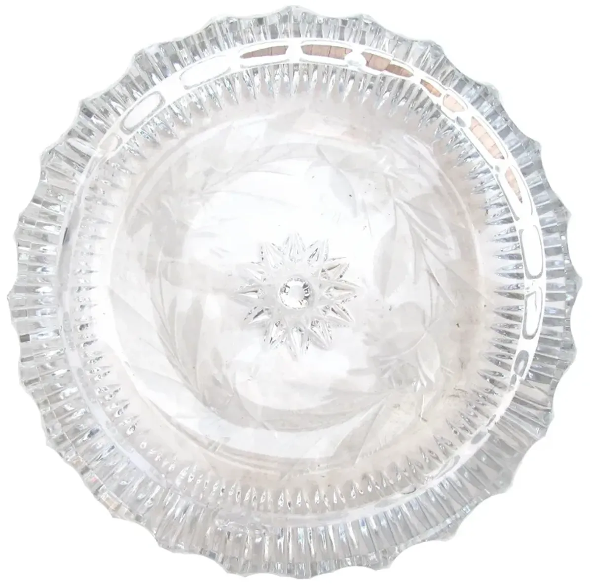 Mid-Century Crystal Ashtray - Chez Vous - Clear