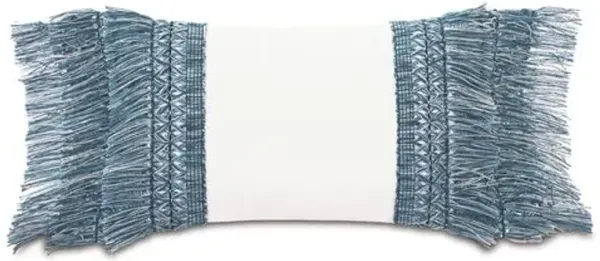Callie 13x22 Lumbar Outdoor Pillow - Cloud/Blue