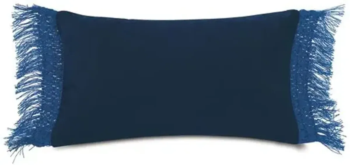 Callie 13x22 Lumbar Outdoor Pillow - Navy