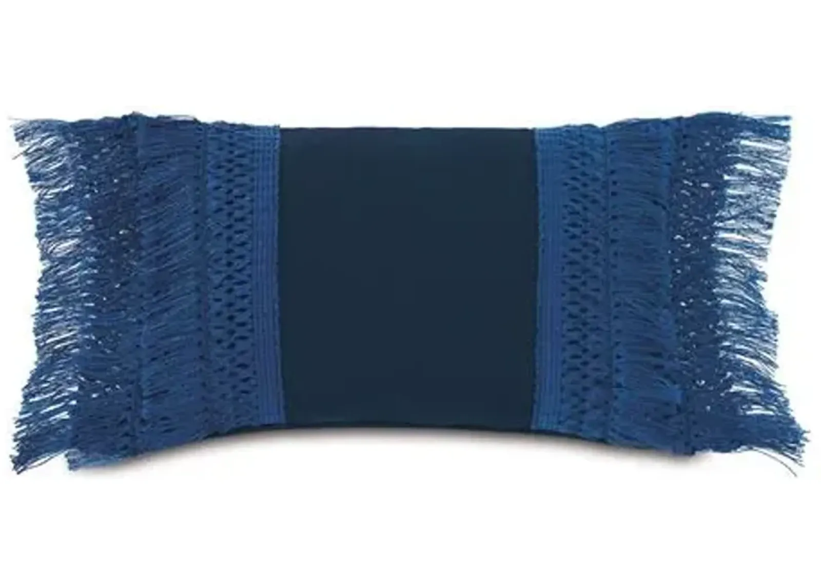 Callie 13x22 Lumbar Outdoor Pillow - Navy