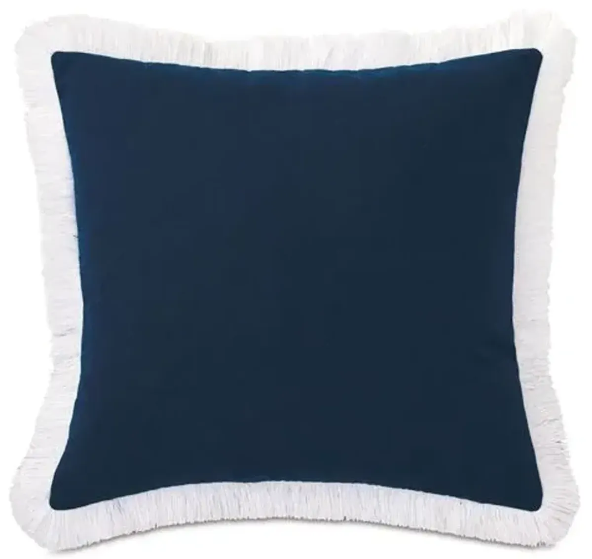 Luna 20x20 Outdoor Pillow - Navy/White