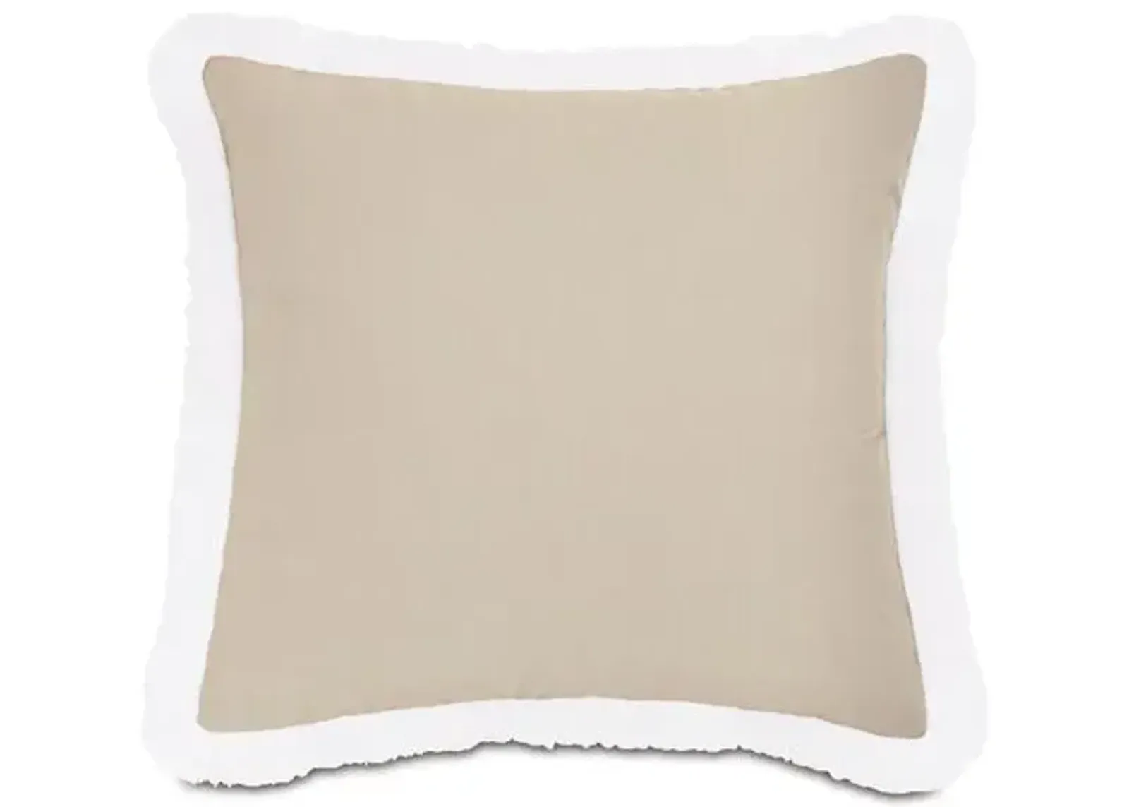 Luna 20x20 Outdoor Pillow - Oyster/White