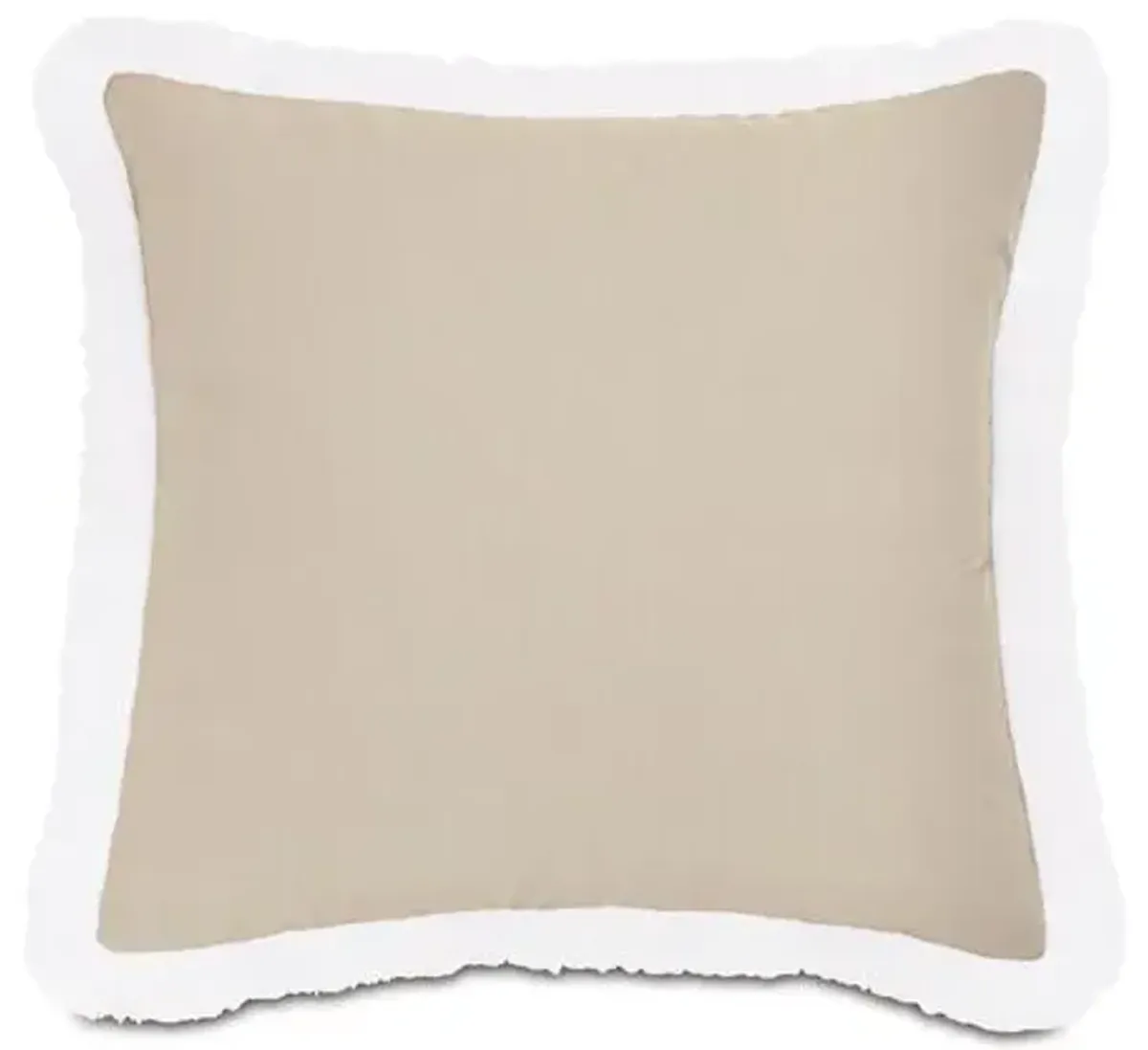 Luna 20x20 Outdoor Pillow - Oyster/White