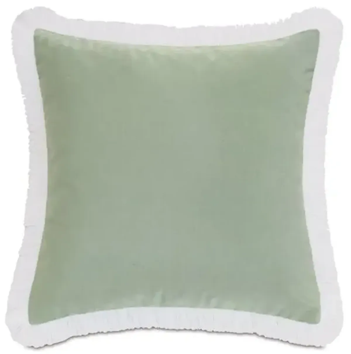 Luna 20x20 Outdoor Pillow - Celadon/White