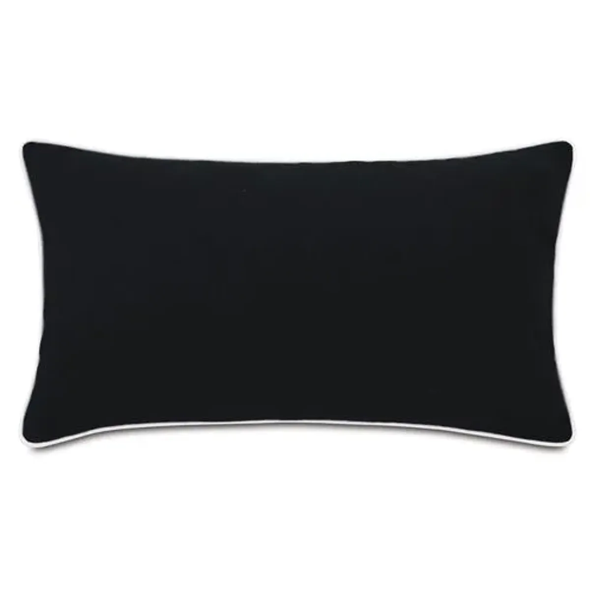 Riley 13x22 Lumbar Outdoor Pillow - Black