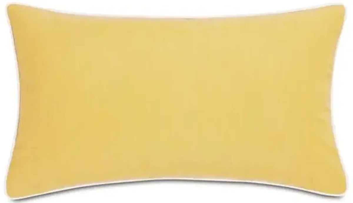 Riley 13x22 Lumbar Outdoor Pillow - Yellow