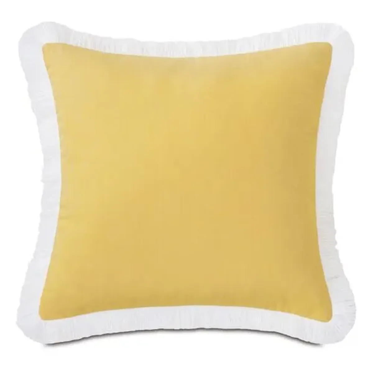 Luna 20x20 Outdoor Pillow - Yellow/White