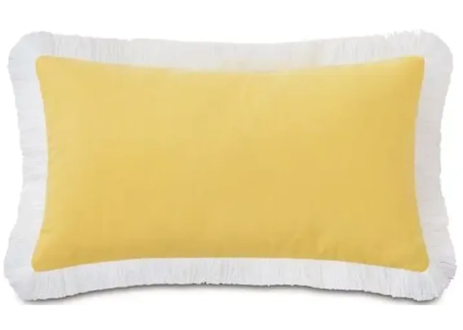 Luna 13x22 Lumbar Outdoor Pillow - Yellow