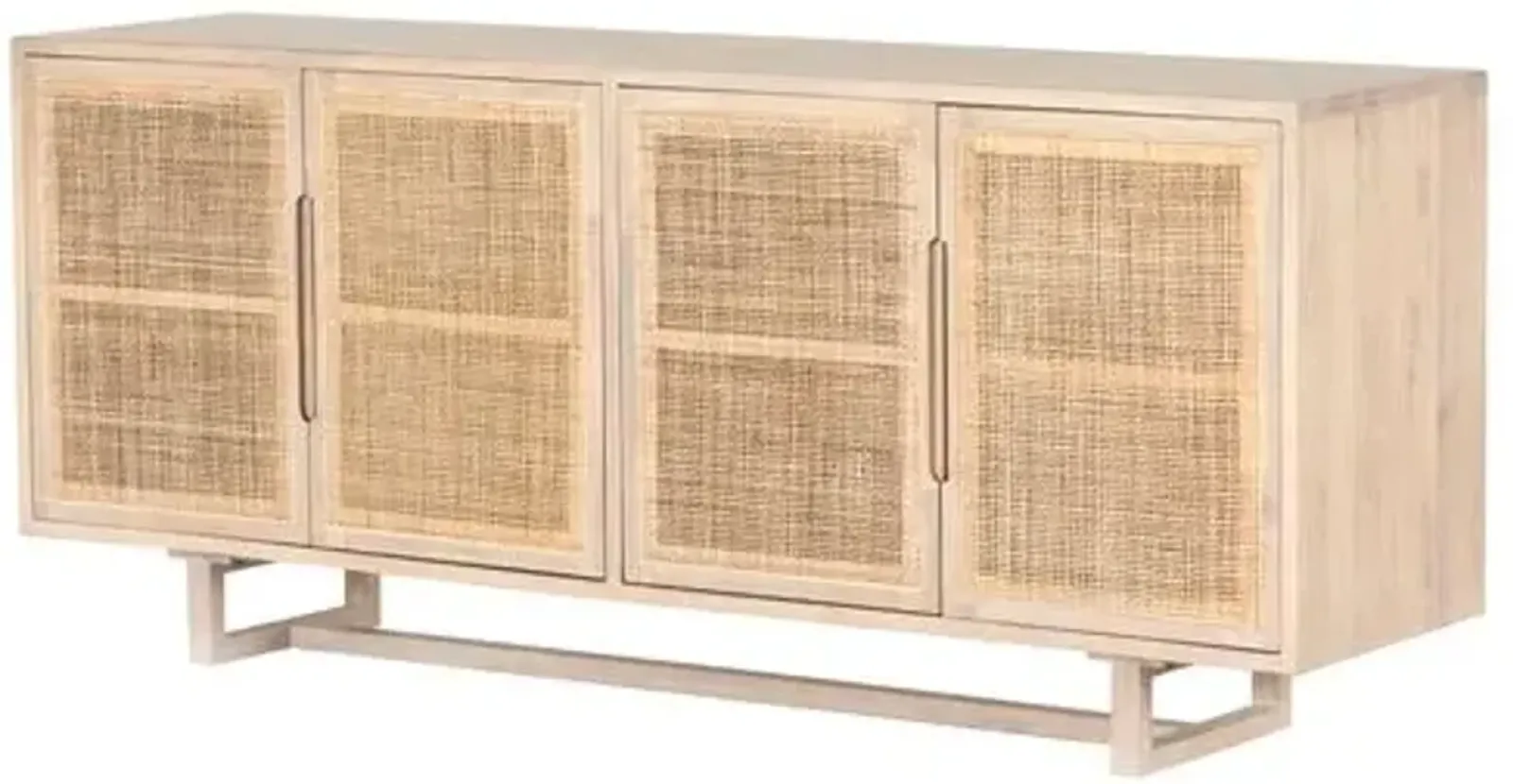 Michaela Cane Sideboard - Natural - Beige