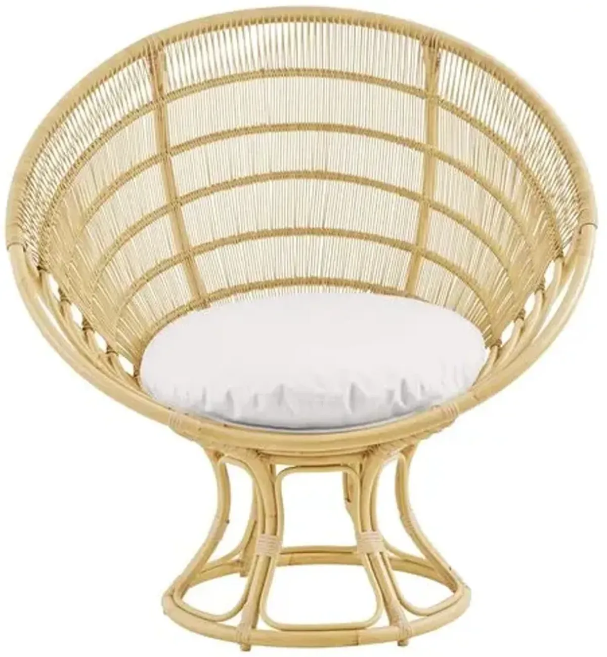 Franco Outdoor Sunchair - Natural/White - Sika Design