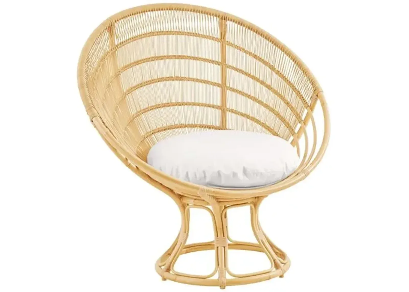 Franco Outdoor Sunchair - Natural/White - Sika Design