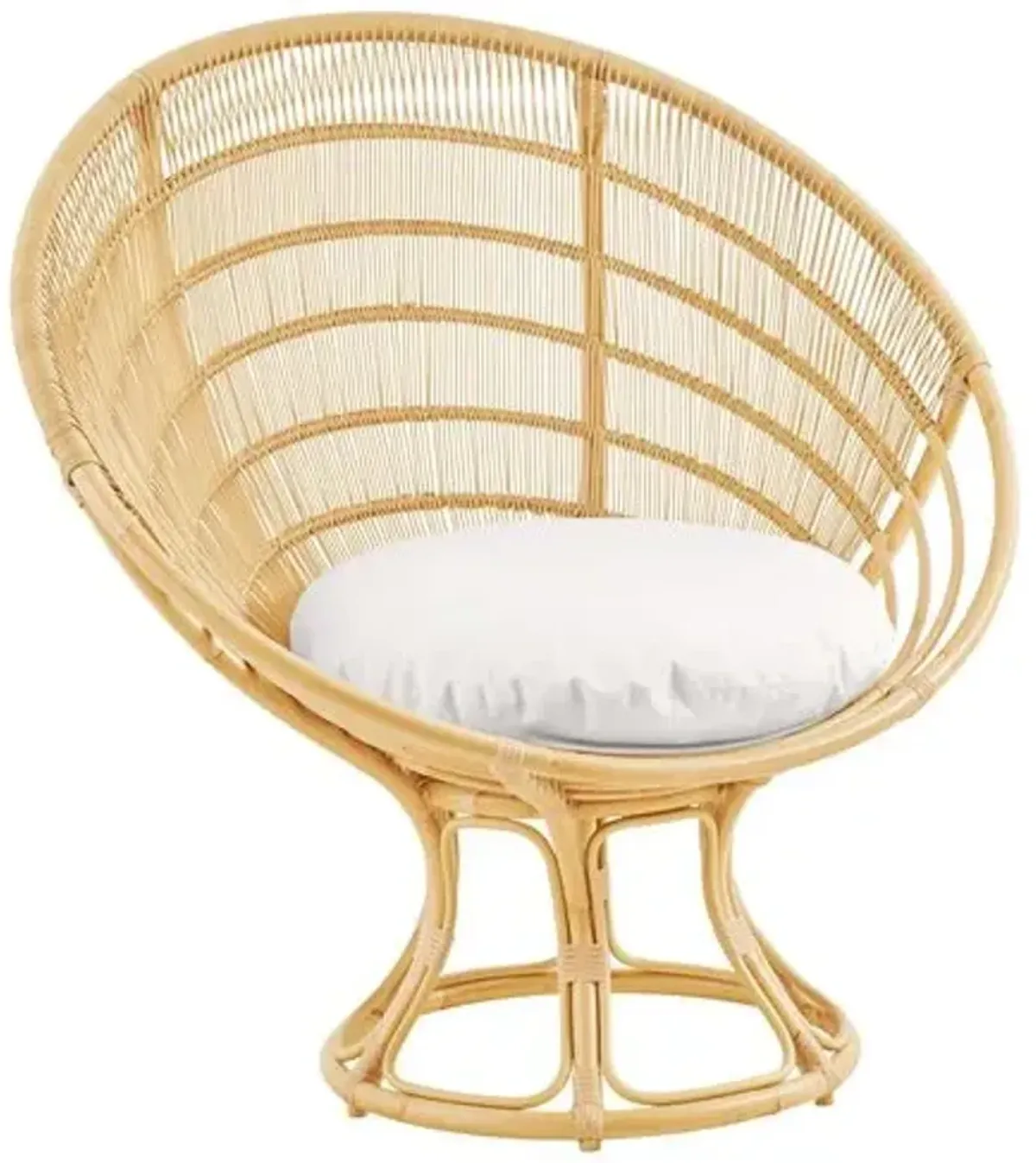 Franco Outdoor Sunchair - Natural/White - Sika Design