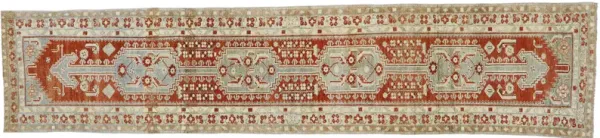 Persian Malayer Rug - 2'10 x 13'00 - Esmaili Rugs & Antiques - Red - Red