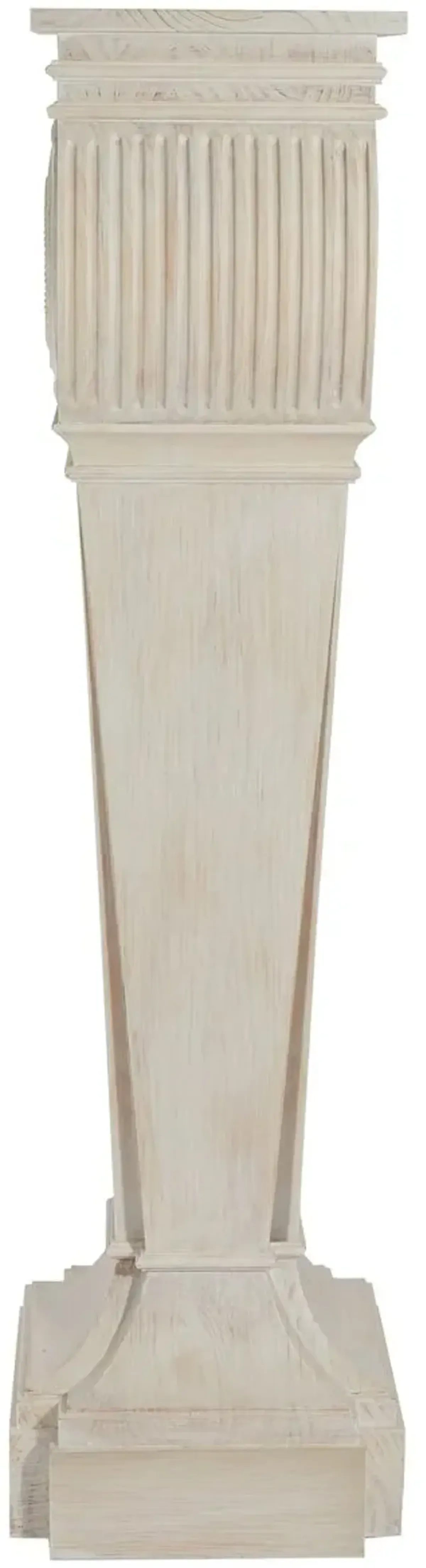 Gustave Pedestal, Washed White