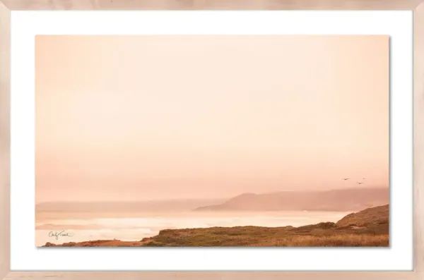 Carly Tabak, Peach-Kissed Coast Photograph