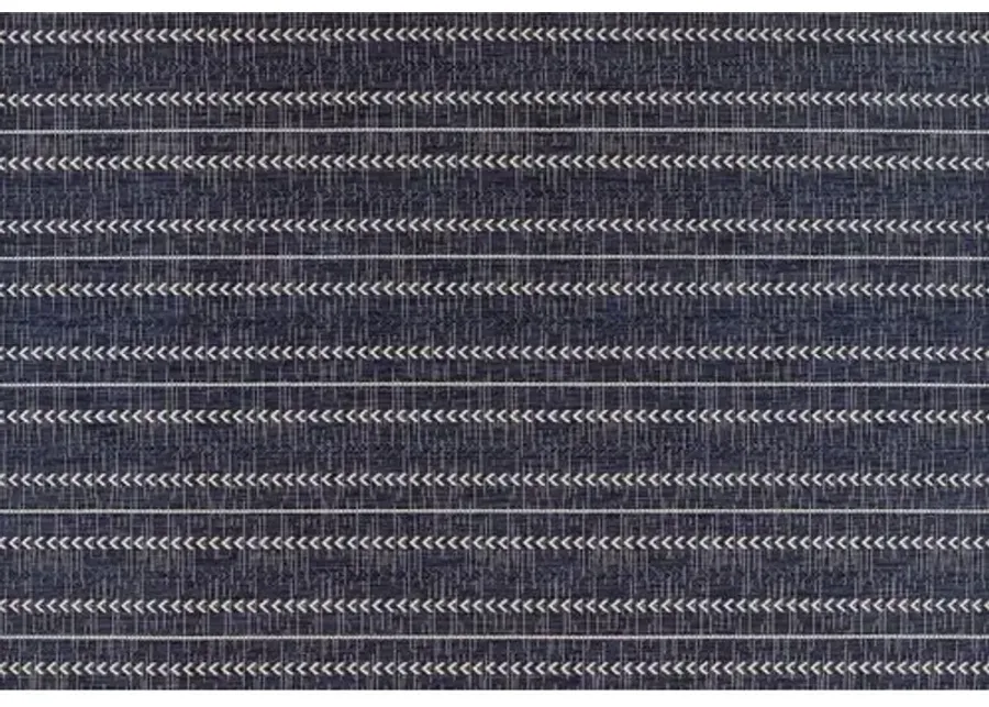 Julien Outdoor Rug - Blue - Blue