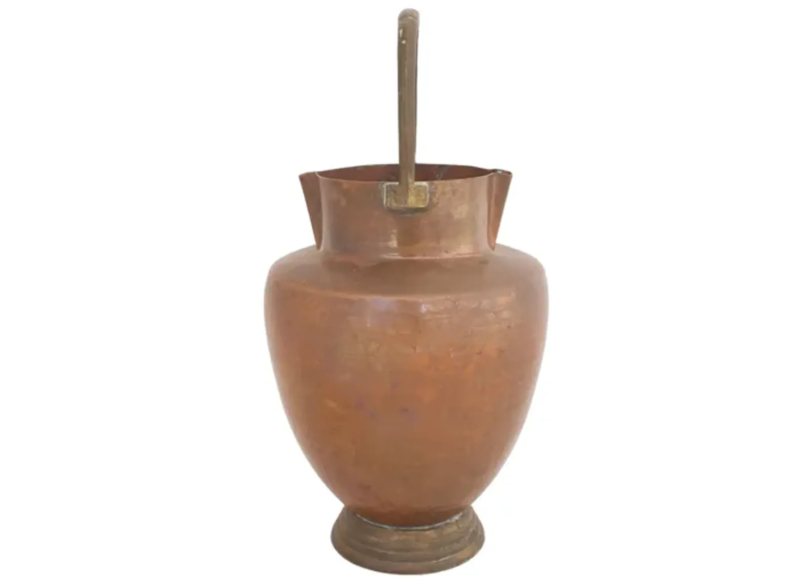 Art Deco Copper Vase - G3Q Designs - Brown