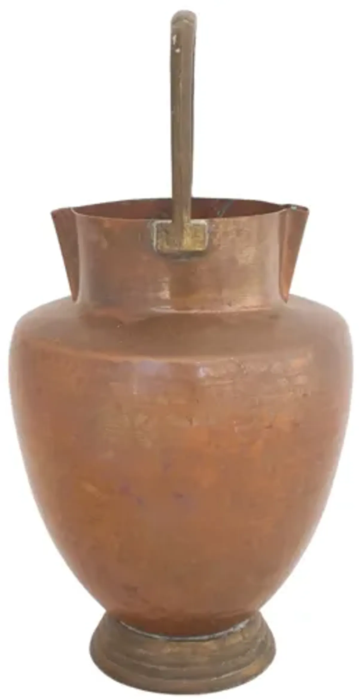 Art Deco Copper Vase - G3Q Designs - Brown