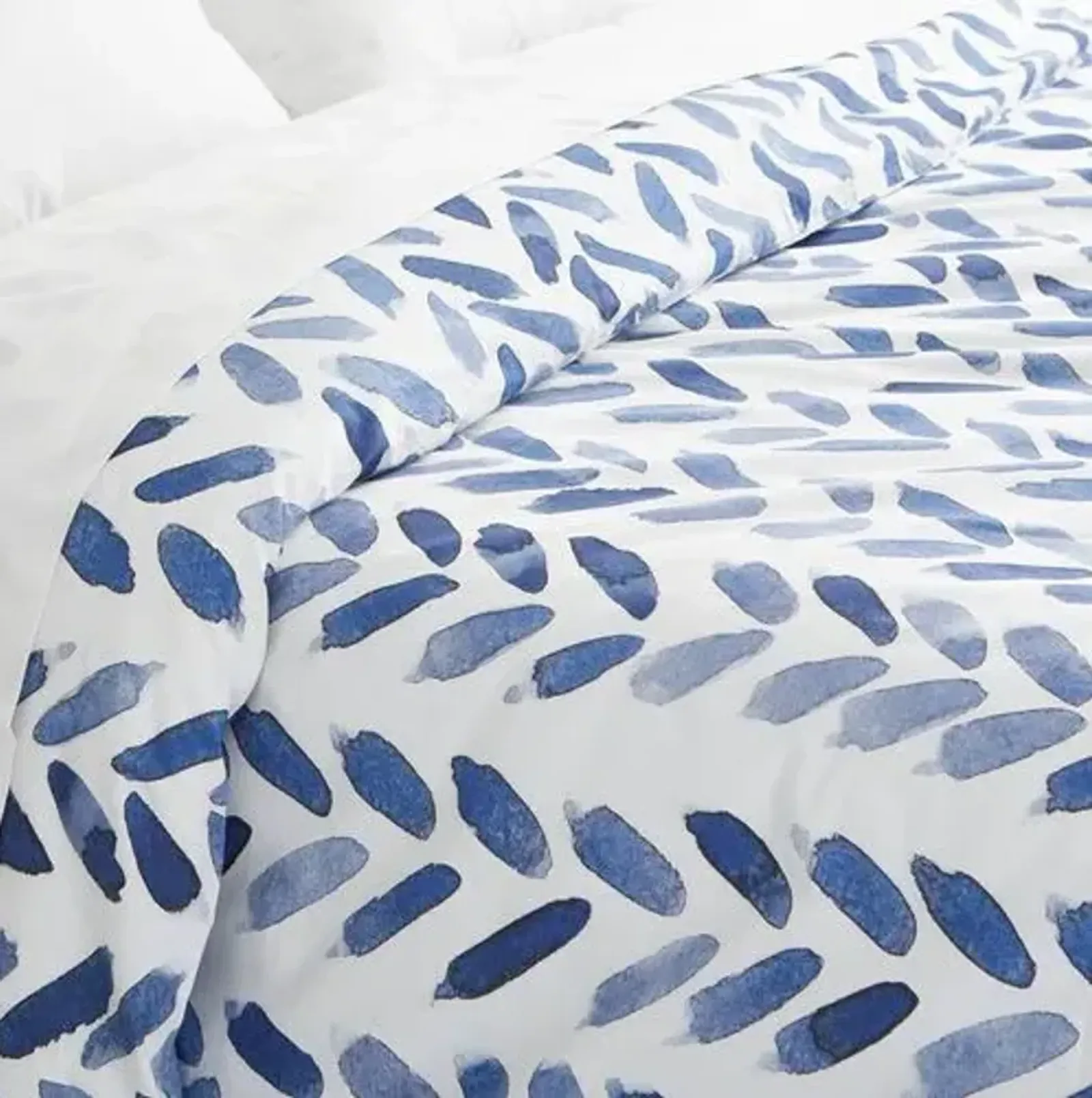 Blue Brush Duvet Cover - Blue - Pine Cone Hill