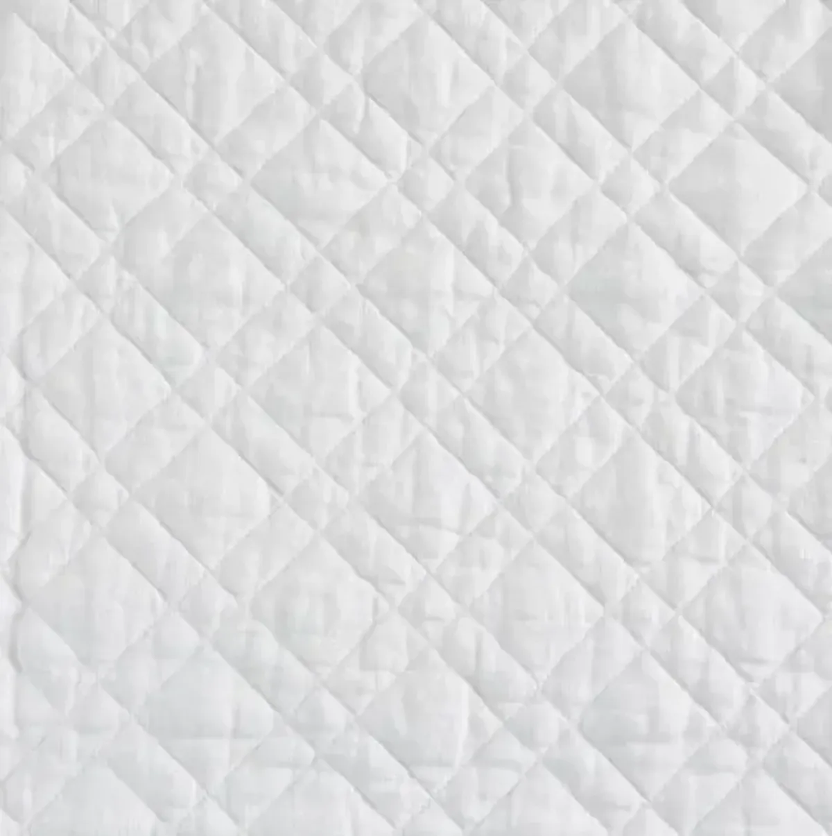 Washed Linen Quilt - White - Pine Cone Hill