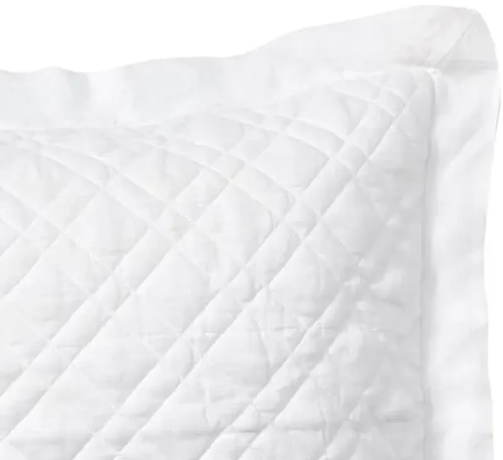 Washed Linen Quilted Sham - White - Pine Cone Hill