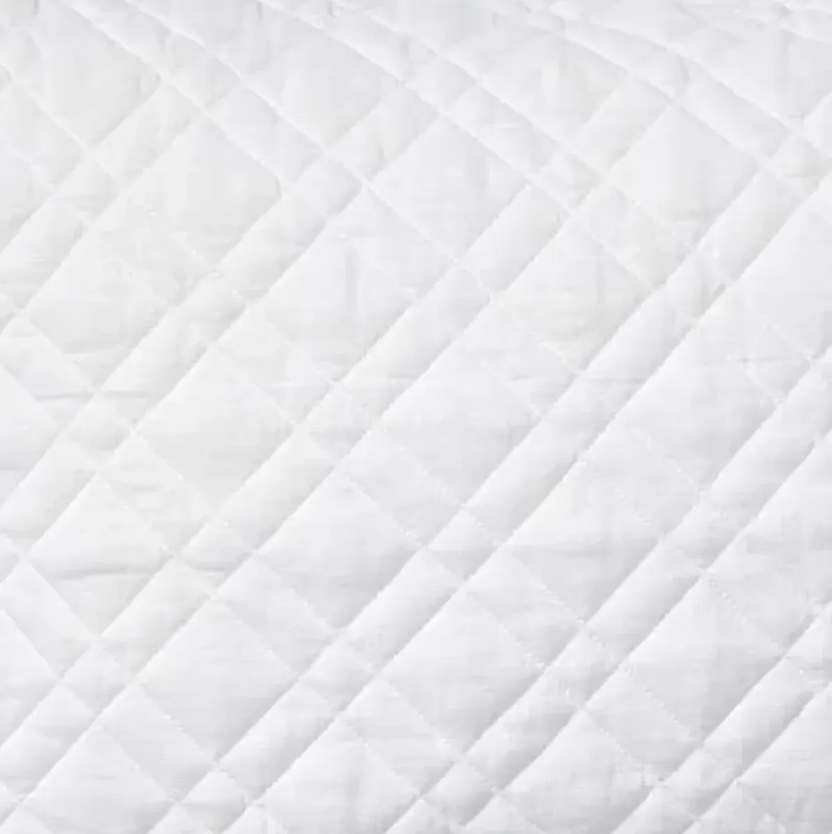 Washed Linen Quilted Sham - White - Pine Cone Hill