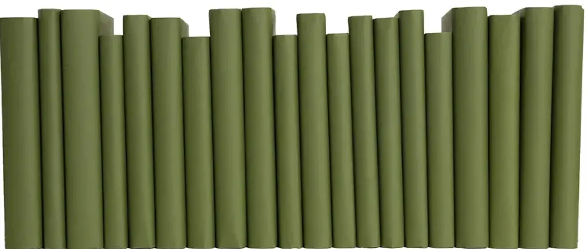 Paper Wrapped Decorative Books by the Foot, Fir