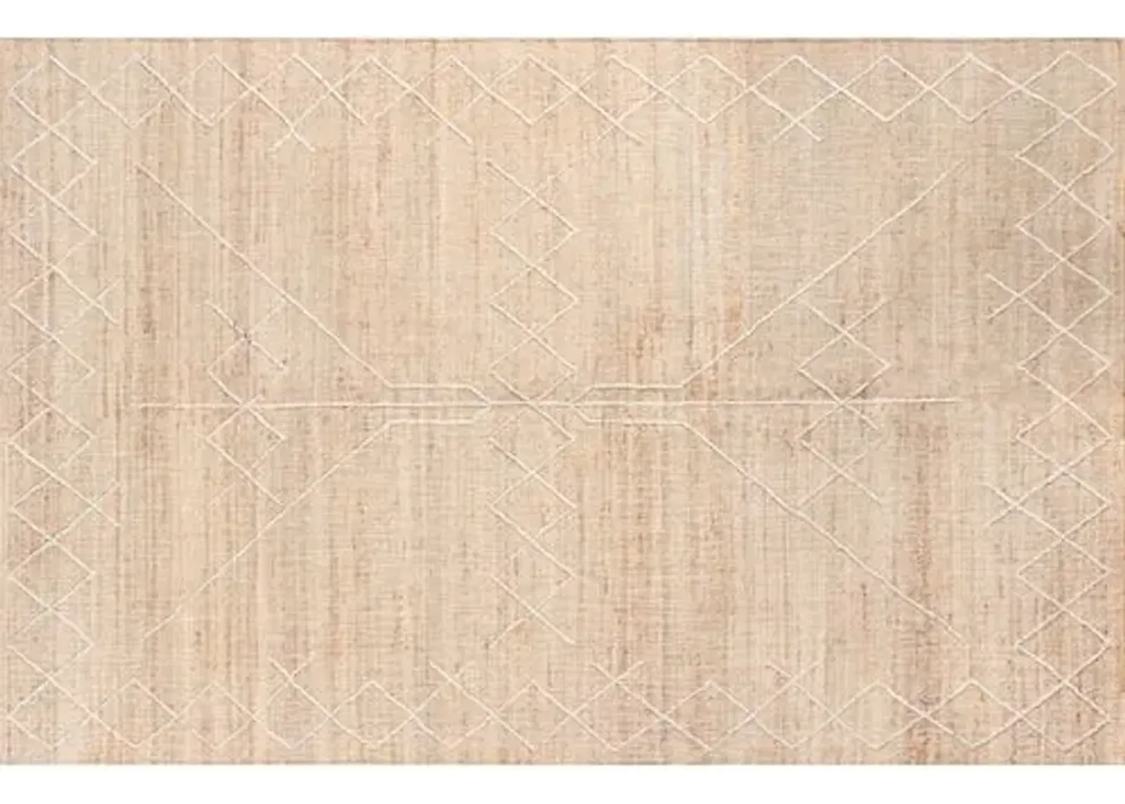 Argan Kabara Handwoven Rug - Natural - Lemieux Et Cie - Beige - Beige