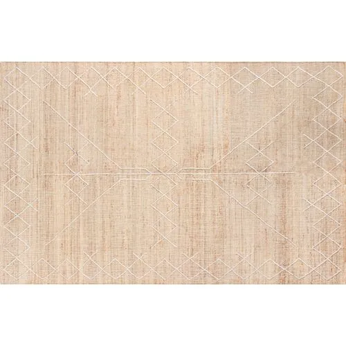 Argan Kabara Handwoven Rug - Natural - Lemieux Et Cie - Beige - Beige